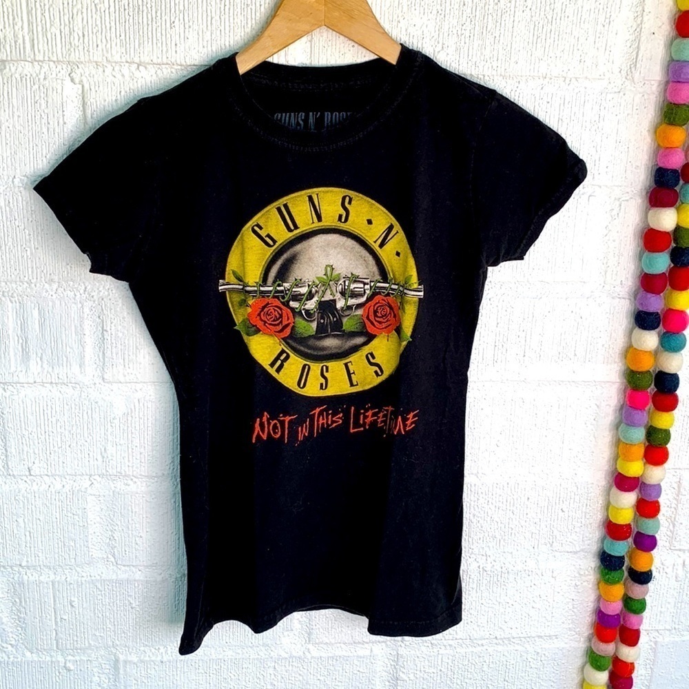 Guns N' Roses Not in this Lifetime Black Short Sleeve Tee sz S